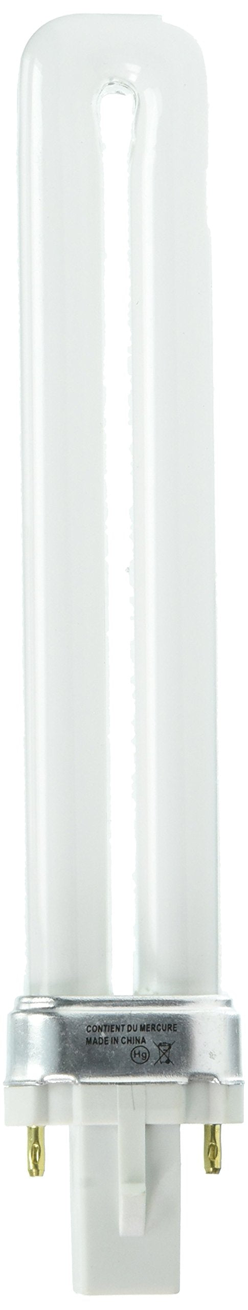 Ushio BC2411 3000066 - CF9S/827 - 9W - 2 Pin G23 Base - 2700K - CFL