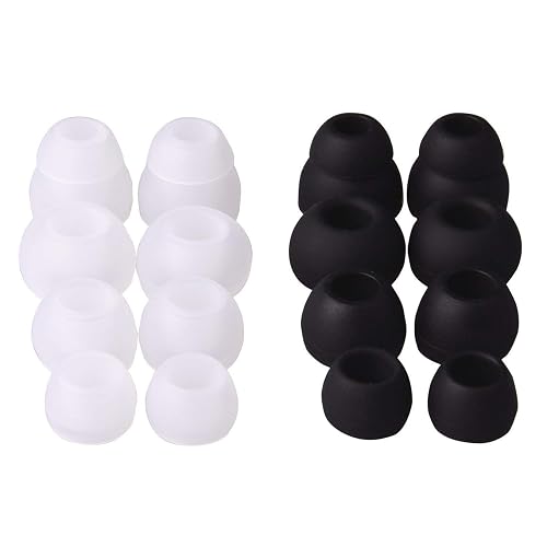 Earbudz Replacement Earbuds Ear Tips fit Powerbeats, Skullcandy, Panasonic, Symphonized, iFrogz, Mpow, & More - Small, Medium, Large and Double Flange