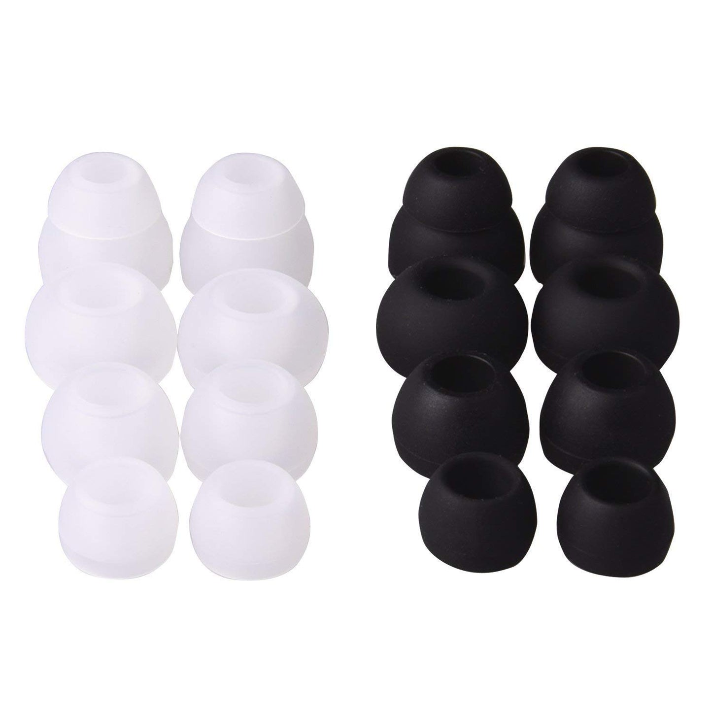 Earbudz Replacement Earbuds Ear Tips fit Powerbeats, Skullcandy, Panasonic, Symphonized, iFrogz, Mpow, & More - Small, Medium, Large and Double Flange