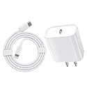 iPhone Fast Charger, 20W[Apple MFi Certified] USB Type C Fast Charging Block Power Delivery Lightning Charger with 3.3ft Lightning Cable for iPhone 13