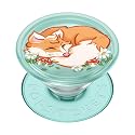 PopSockets Adhesive Phone Grip, Holder, Phone Stand, Plant-Based - Sleepy Fox