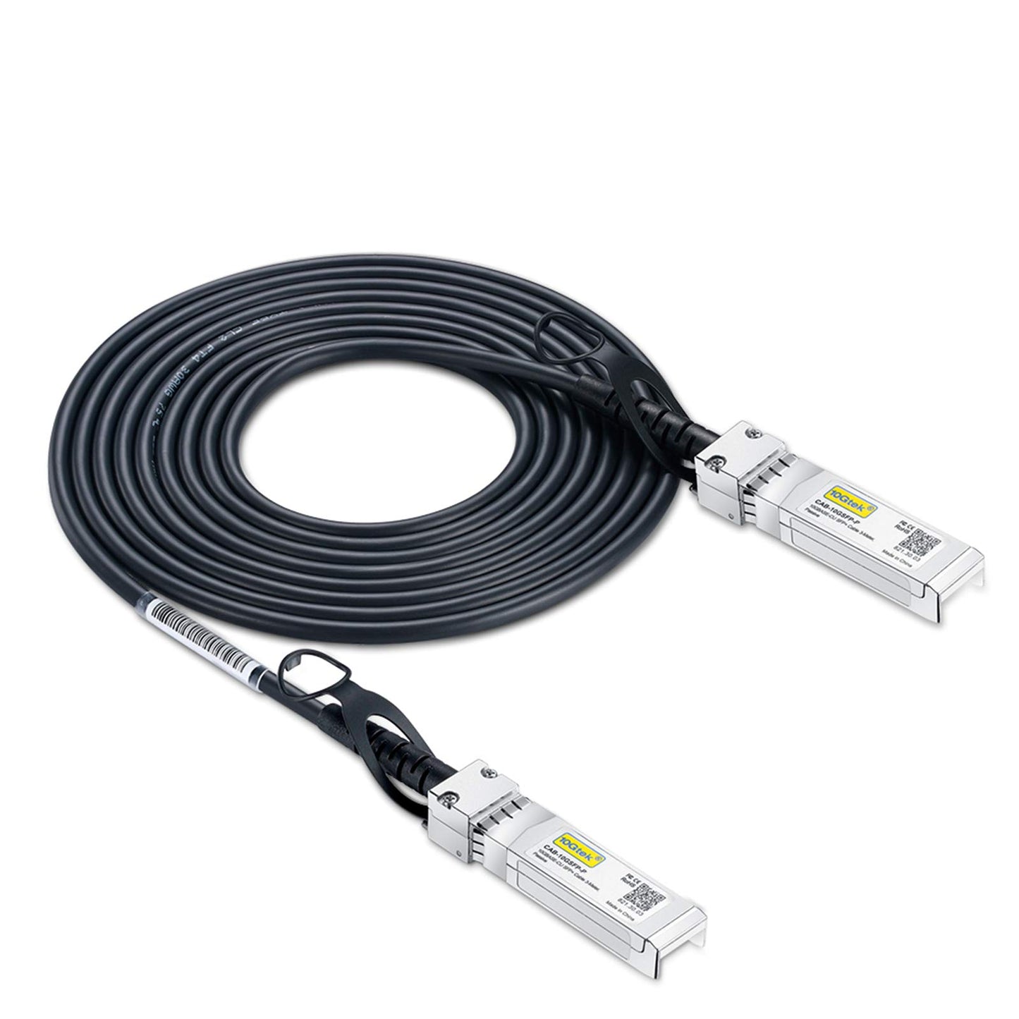 10Gtek SFP+ DAC Twinax Cable - 10GBASE-CU Passive Direct Attach Copper SFP Cable for Cisco SFP-H10GB-CU3M, Ubiquiti UniFi UC-DAC-SFP+, Meraki