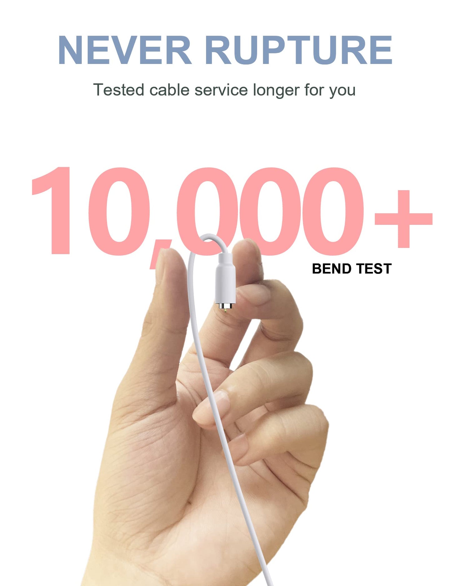 Bicmice Magnetic USB DC Charger Cable Replacement Charging Cord