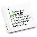 Wasabi Power CAS NP-6L Battery for Generic FHD 1080P 44MP Digital Camera. Compatible with Aasonida, CAMKORY, GREYKA, HOORUAN, IWEUKJLO, lamphle