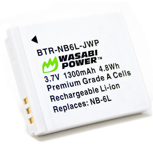 Wasabi Power CAS NP-6L Battery for Generic FHD 1080P 44MP Digital Camera. Compatible with Aasonida, CAMKORY, GREYKA, HOORUAN, IWEUKJLO, lamphle