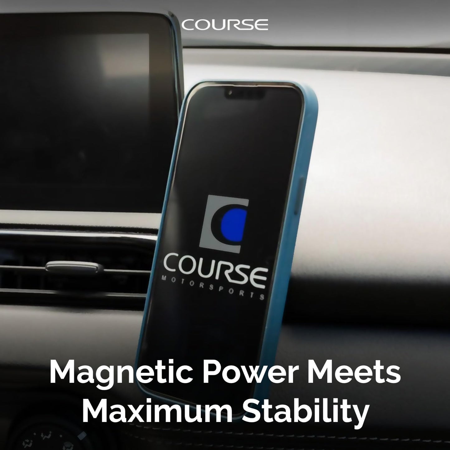 Course Motorsports DirectFit Phone Mount | Phone Holder | MagSafe Compatible Magnetic Mount | Custom Fit in-Dash Phone Mount | Compatible with Mazda