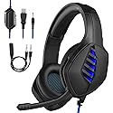 targeal Gaming Headset with Microphone - for PC, PS4, PS5, Xbox One, Xbox Series X|S - 3.5mm Jack Gamer Headphone with Noise Canceling Mic