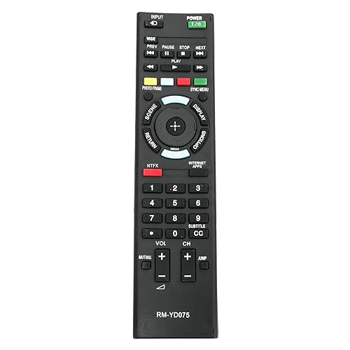 RM-YD075 Replaced Remote fit for Sony TV KDL-40EX640 KDL-46EX640 KDL-55EX640 KDL-40EX645 KDL-46EX641 KDL-46EX645 KDL-50EX645 KDL-55EX645 KDL-60EX645