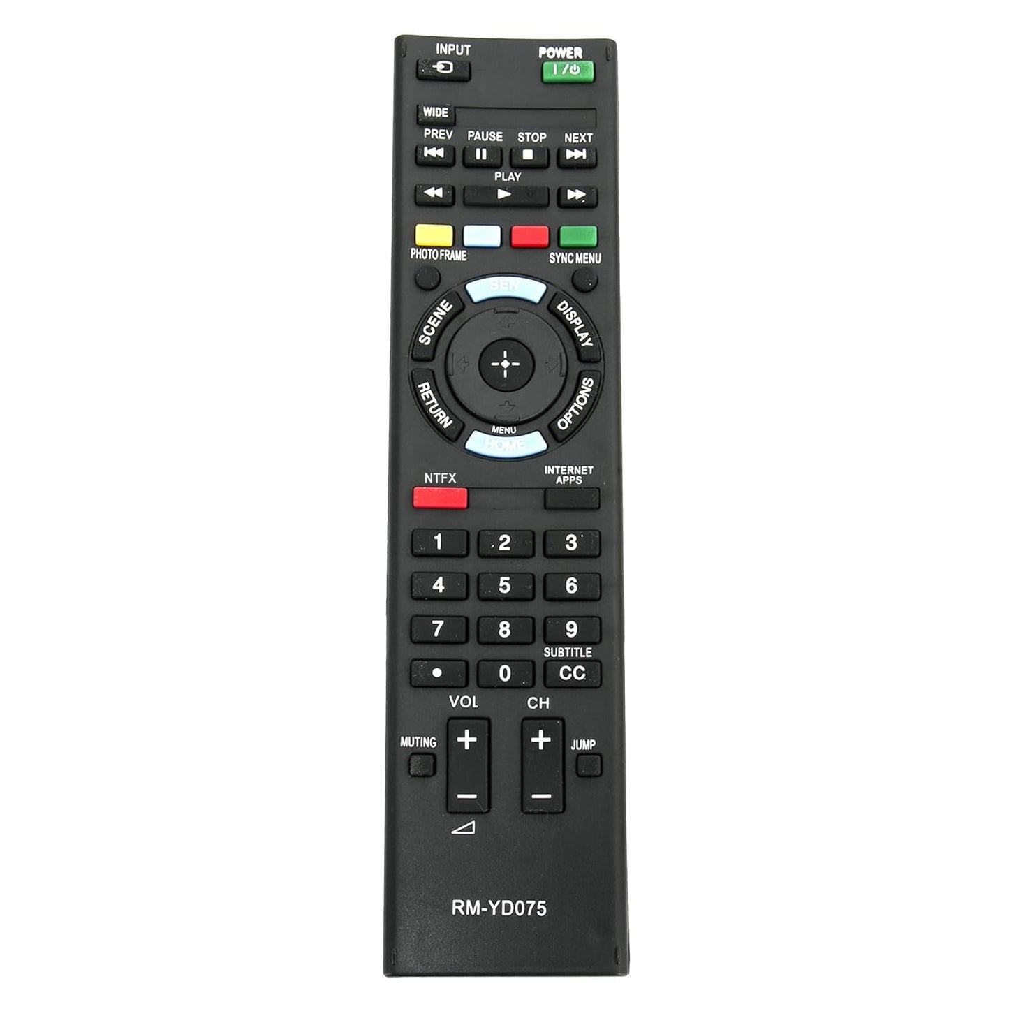 RM-YD075 Replaced Remote fit for Sony TV KDL-40EX640 KDL-46EX640 KDL-55EX640 KDL-40EX645 KDL-46EX641 KDL-46EX645 KDL-50EX645 KDL-55EX645 KDL-60EX645