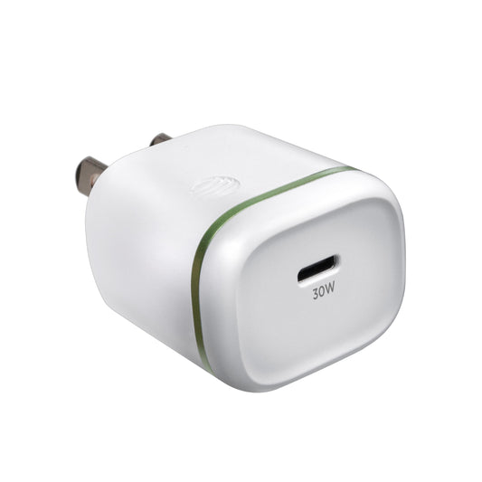 AT&T USB-C Wall Charger 30W Fast Charging Power Adapter - Foldable Prongs, Compact Travel Charger - Compatible with iPhone 15, iPad, Samsung Galaxy