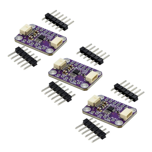 3PCS ADS1115 16-Bit ADC 4 Channel with Progrmmable Gain Amplifier
