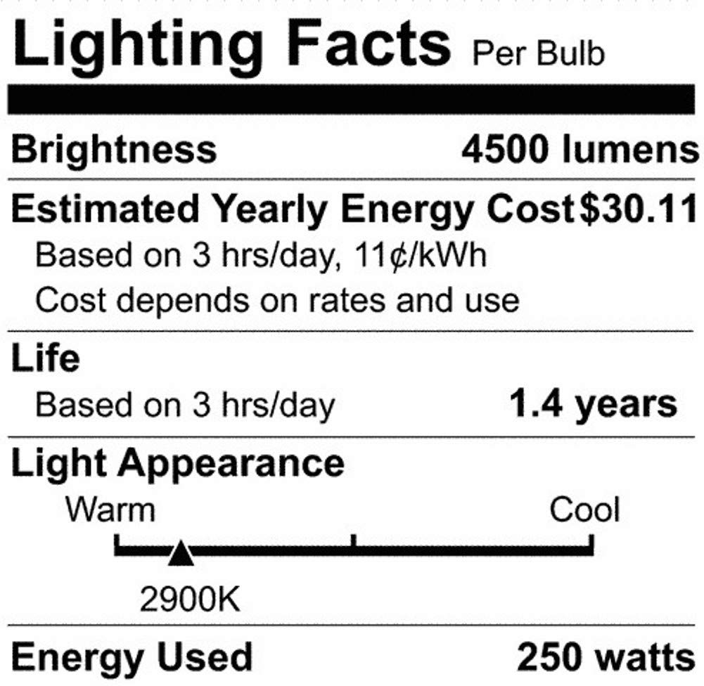 Satco S3184 Double Ended Base Halogen Lamp, 250 Watts, 120 Volts, 4500 Lumens, T3 Shape, R7s ANSI Base, 100 CRI, 2900 CCT (Kelvin), 360 Beam Spread