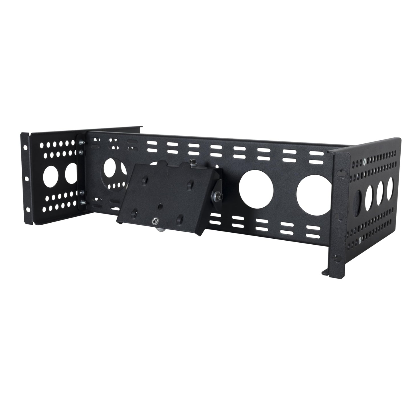 RackSolutions Universal Rack Mount Monitor VESA Swivel Steel Bracket