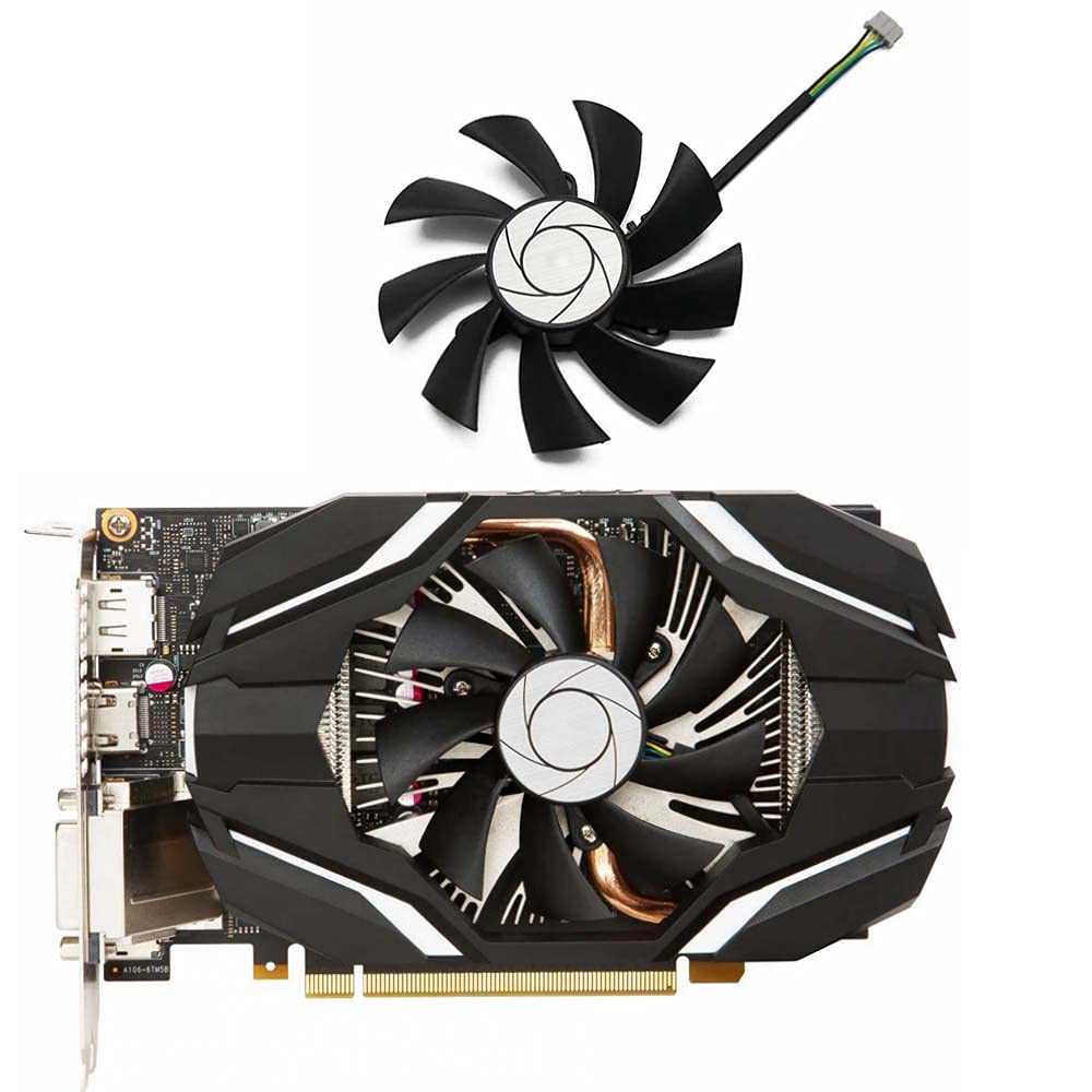 Rakstore HA9515H12SF-Z Graphics Card Cooling Fan Replacement for MSI GTX 1060 6GB OC Quiet Cooler Fan
