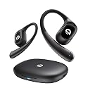 Open Ear Earbuds, True Wireless Open Ear Headphones with Earhooks, Air Conduction Earphones, Touch Control, Dual Noise-Cancelling Mics, Up to 30 Hours