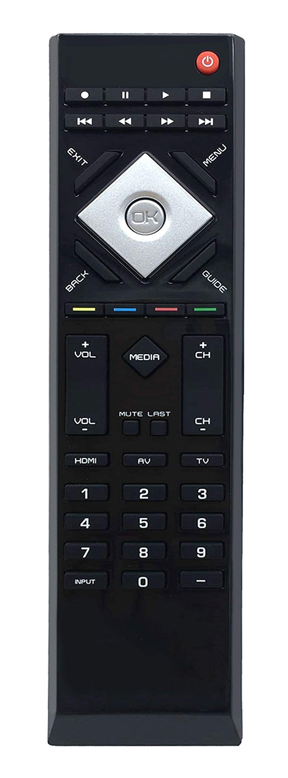 VR15 Replace Remote Compatible with Vizio LCD TV E320VL E321VL E370VL E371VL E421VL E320VP E420VL E470VL E550VL E470VLE E420VO E421VO