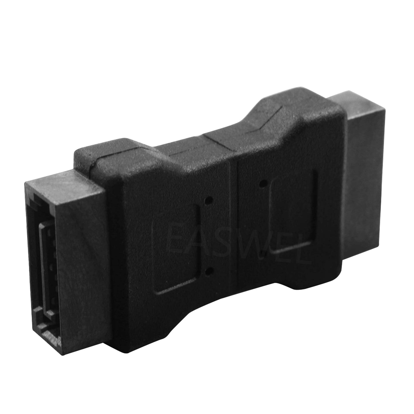 EASWEL 7pin SATA 3.0 Male to Male Port Adapter Staight Angle SATA 6Gbps Convertor Card