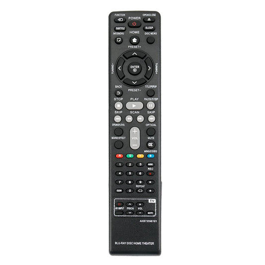 AKB73596101 Replace Remote Control Applicable for LG Blu-Ray BH6720S BH6820SW BH6520TW BH6220S BH6240S Bh6340H Home Theater System AKB73596102