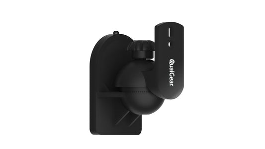 QualGear Universal Speaker Wall Mount for Speakers Up to 3.5Kg/7.7lbs, Black (Qg-Sb-002-Blk)