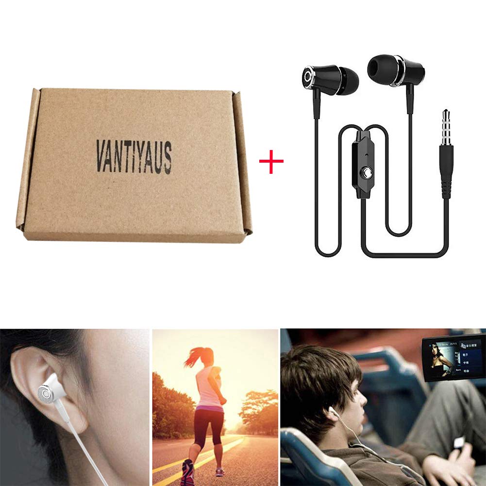 VANTIYAUS Earbuds for Kindle Fire,Earphone for Kindle eReaders, for Fire HD 8 HD 10(Made Before 2019) for Xperia XZ Premium/for Xperia XZs/ L1 in Ear…