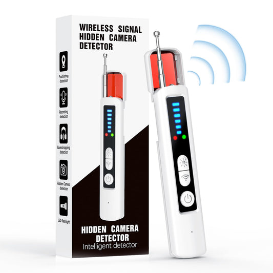 Portable AI Hidden Camera Detector, AI-Powered Anti Spy Device,GPS Trackers &Listening Devices,Portable Rf Wireless Signal Scanner for Hotels,Travel