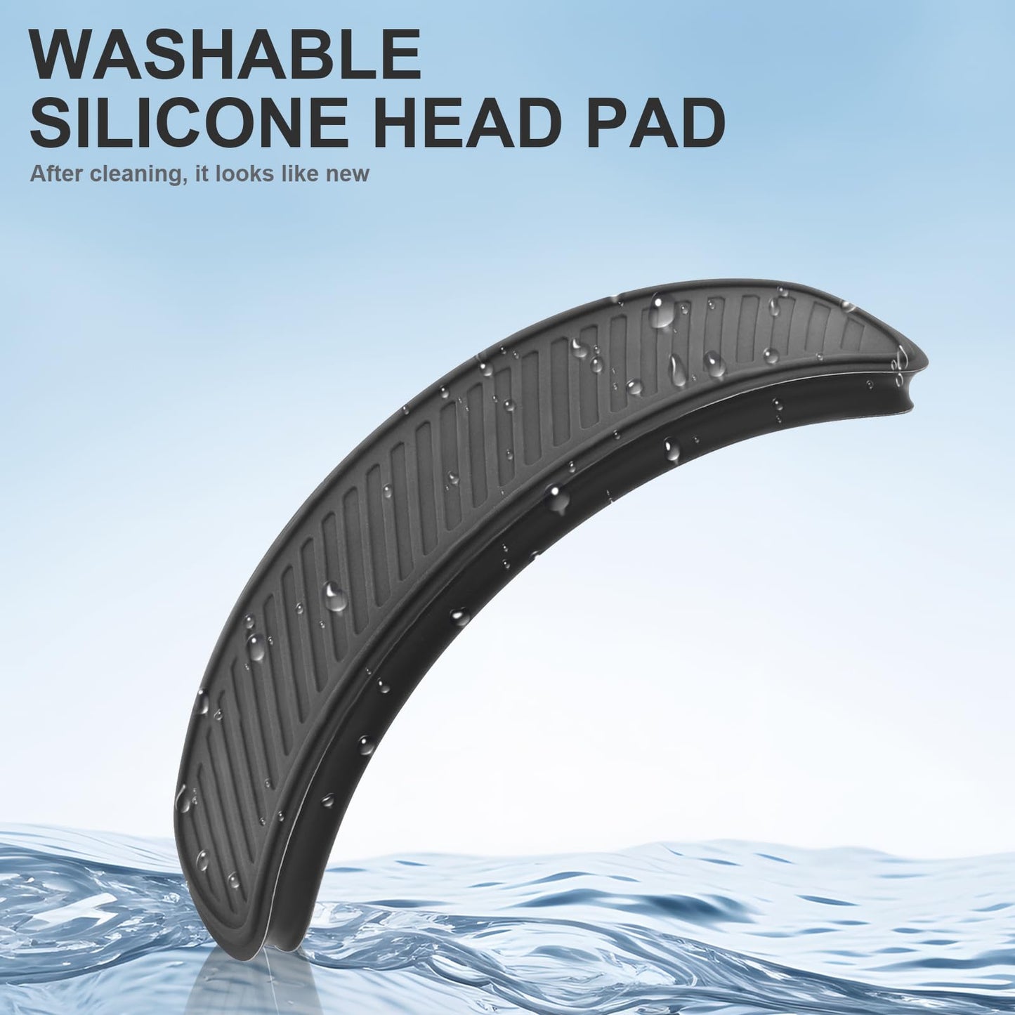 Silicone Headband Cover Replacement Headband Cushion Washable Head Top Pad Protector Compatible with Apple AirPods Max Headphones Soft & Comfort