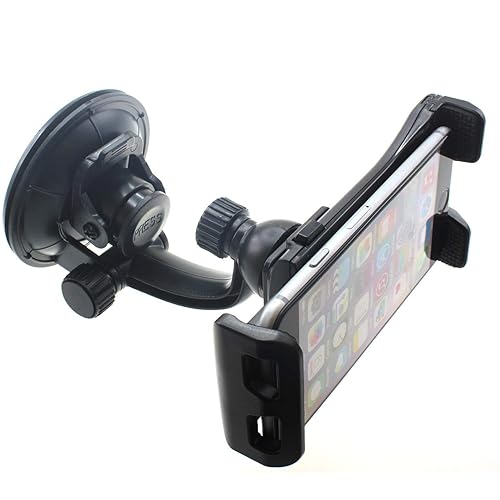 Car Mount Dash Windshield Holder for V60, V50S, V50 ThinQ 5G - Strong Grip Cradle Swivel Dock Suction Stand Compatible with LG V60, V50S, V50 ThinQ 5G