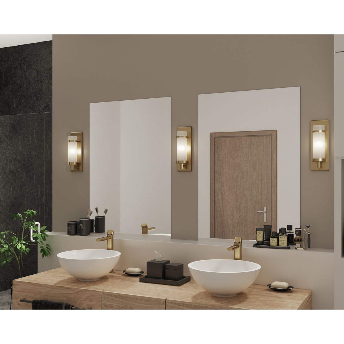 Progress Lighting Hartwick Collection Black One-Light Wall Sconce, 13.50x4.50x4.50