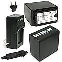 Wasabi Power 7800mAh Battery (2-Pack) & Charger for Panasonic VW-VBD58, VW-VBD78, AG-VBR89G and Panasonic AG-3DA1, AG-DVC30, AG-DVX200, AG-HPX255