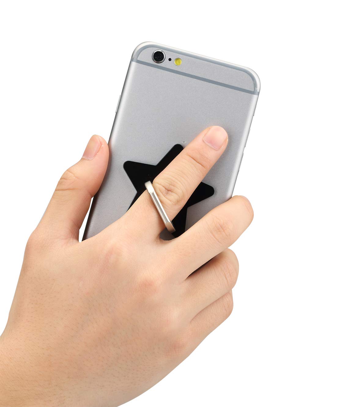 lenoup z179 (4 pcs) Cell Phone Holder,Star Phone Ring Kickstand,Universal 360 Rotation Cell Phone Finger Ring Grip for Almost All Phones/Pad(4 Color