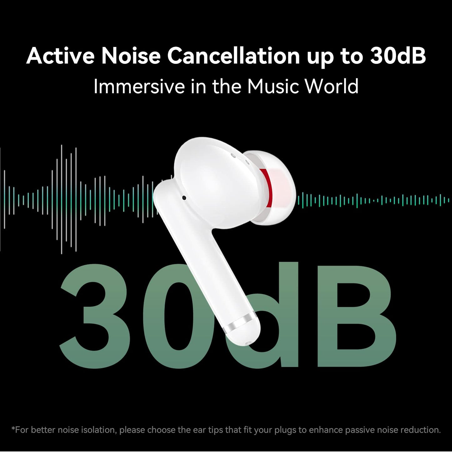 UMIDIGI AirBuds Pro Hybrid Active Noise Cancelling Wireless Earbuds,in-Ear Earphones,Transparency Mode Headphone with 6 Mics, Immersive Sound Premium…