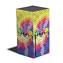 MightySkins Carbon Fiber Skin Compatible with Xbox Series X - Groovy Aliens | Protective, Durable Textured Carbon Fiber Finish | Easy to Apply
