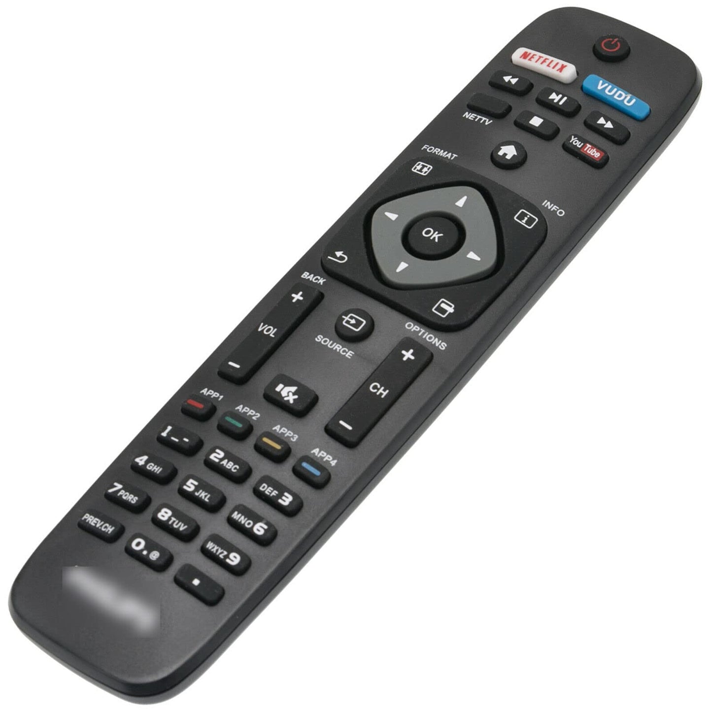Remote Control Compatible with Philips TV 50PFL6602/F7 55PFL5402/F7 43PFL5602/F7 65PFL5602/F7 US