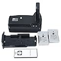 DSTE Pro IR Remote MB-D3400 Vertical Battery Grip + 2X EN-EL14 Battery Compatible with Nikon D3400 SLR Digital Camera