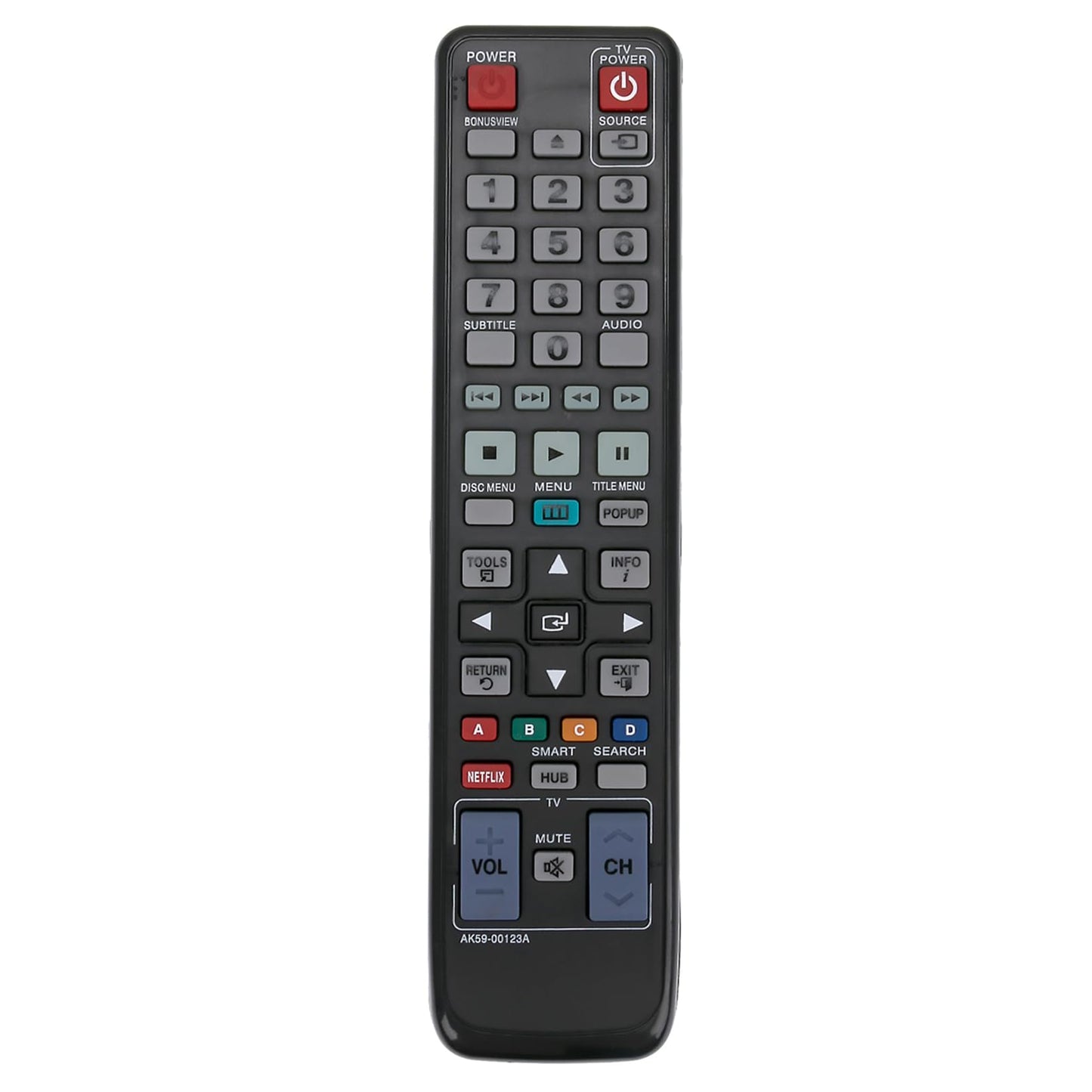 AK59-00123A Replace Remote Control fit for Samsung BD-D5490 BD-D5500 BD-D5500C BD-D5700 BD-D6100C BD Blu-Ray Disc DVD Player BD-D6500/ZV BD-D700