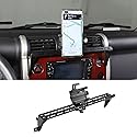 LLKUANG Car Instrument Panel Track Mobile Phone Holder Trim for Toyota FJ Cruiser 2007-2021 Central Control Air Vent Multifunctional Mobile Phone