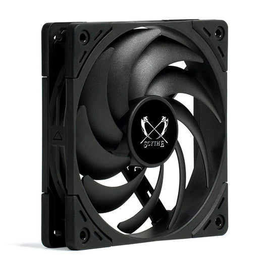 Scythe Wonder Snail 120 PWN - 2400 RPM, 120mm x 25mm Static Pressure Optimized High-Performance Computer Case Fan, Fluid Dynamic Bearing, 4-Pin