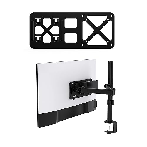 HumanCentric Monitor Arm VESA Mount Extension Compatible with Dell Docking Station WD19, W19TB, WD19DC, and WD15, Adapter for Dell Docking Station Arm