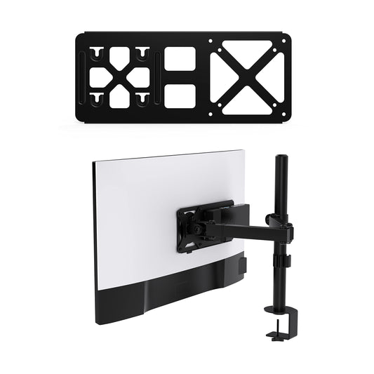 HumanCentric Monitor Arm VESA Mount Extension Compatible with Dell Docking Station WD19, W19TB, WD19DC, and WD15, Adapter for Dell Docking Station Arm