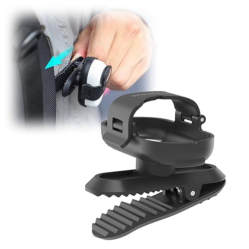 CAPART 360° Rotatable Backpack Clip Mount for Insta360 GO 3S and GO 3, Quick-Release Vertical and Horizonal Vlogging, Adjustable Pivoted Clip, Widely