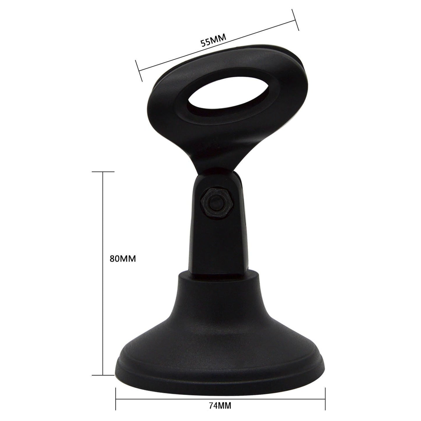 AKOAK Adjustable Portable Desktop Table Microphone Mic Stand Holder with Mic Clip for Computer Conference Studios Microphone,Podcasts, Online Chat