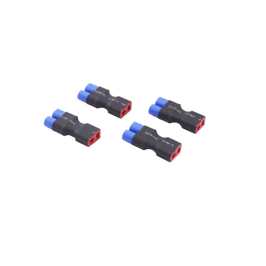 BDHI 4pcs No Wires Connector - Female T-Plug Style to Male EC3 Adapter(B152-4)