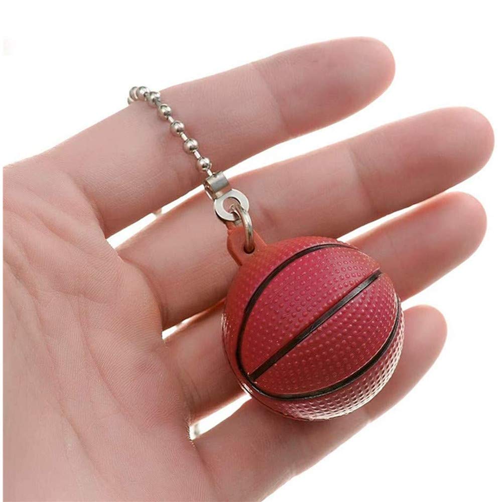 Basketball Ceiling Fan Pull Chain Extension Light Pull Chain Set,Sport Theme Fan String Charm Decorative Extension,Fan Light Chains