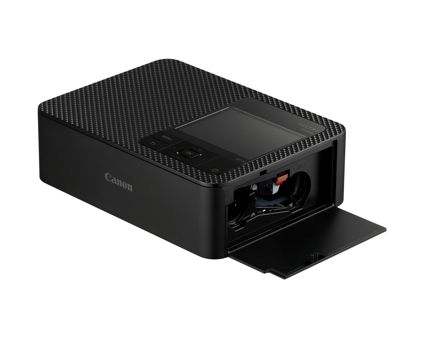 Canon Selphy CP1500 Wireless Compact Photo Printer (Black) + RP-108 High-Capacity Color Ink/Paper Set, 4"x6" Prints, 108 Sheets