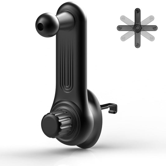 JCTRIWAY Car Vent Clip for Car Mount [Never Blocking] Universal Car Phone Holder Mount Vent Clip Replacement, 17mm Ball Joint Air Vent Clip for Car