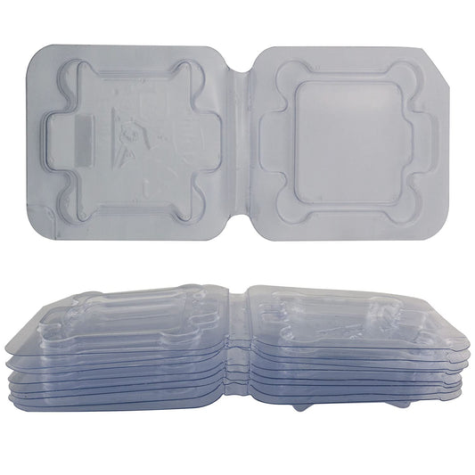 SJZBIN 8PCS Plastic Protective Case Clam Shell for LGA1150/1151/1155/1156/1200 CPU