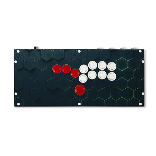 Gaming Skin Compatible with Hit Box (PS4/PC) - Acid Hex - Premium 3M Vinyl Protective Wrap Decal Cover - Easy to Apply | Crafted in The USA by
