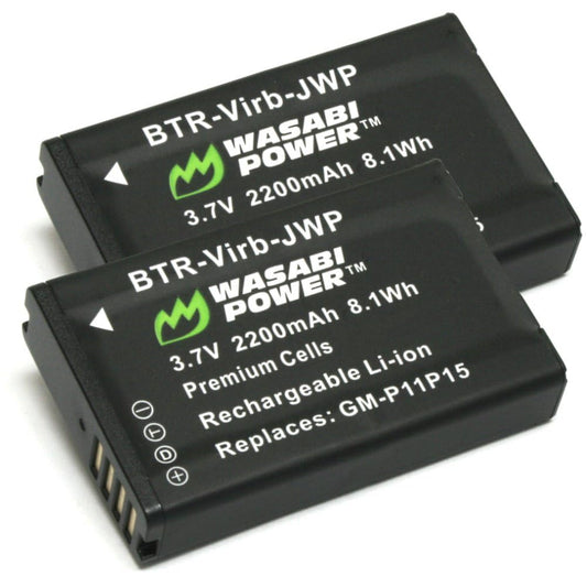 Wasabi Power Battery for Garmin 010-11654-03 and Garmin Alpha, Montana 600, Montana 600t, Montana 650, Montana 650t, Monterra, VIRB, VIRB Elite