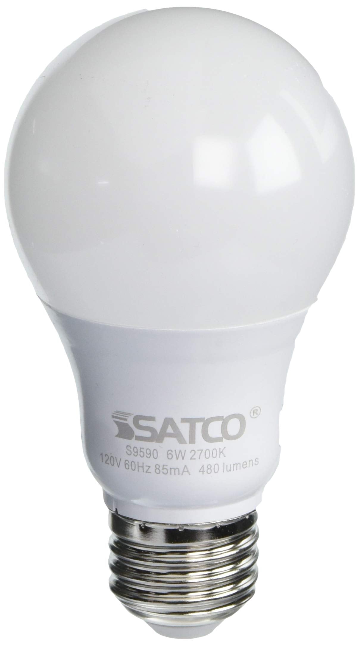 Satco 40W Equivalent Warm White A19 Medium LED Light Bulb - 1 Each