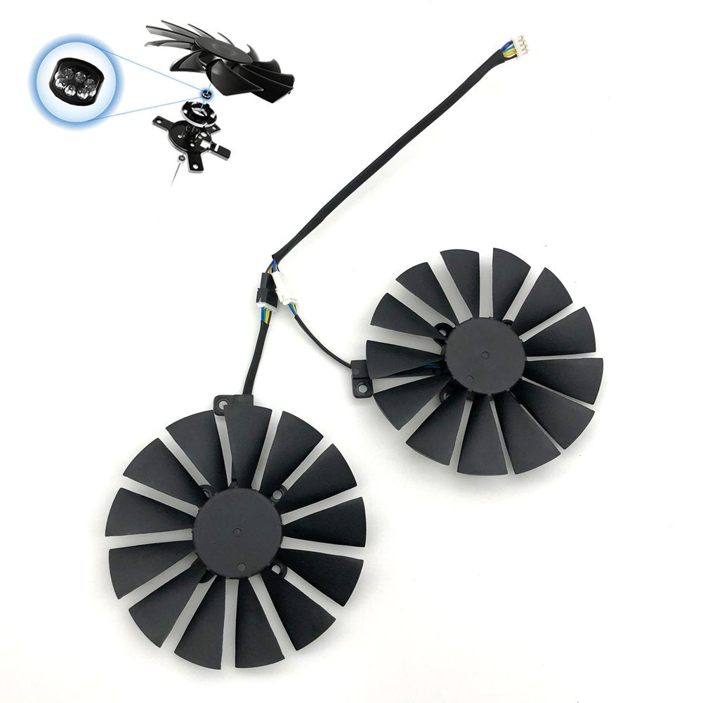 Z.N.Z T129215SM 95mm 12V 0.25AMP Graphics Card Cooling Fan for ASUS ROG Strix GTX 1050 1050Ti RX470 RX570 RX580 Poseidon GTX 1080Ti P11G Gaming